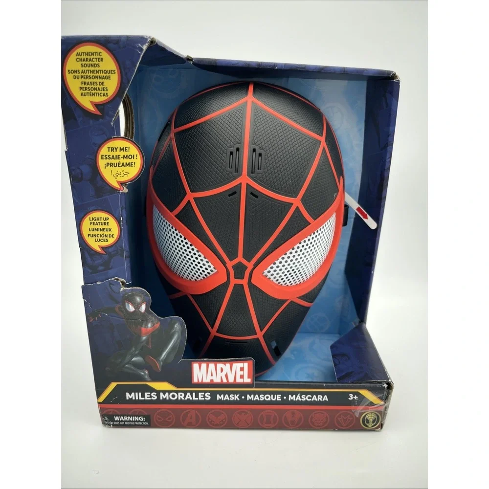 Disney Marvel Miles Morales Light-Up Spiderman Across‎ the Spider Verse Mask